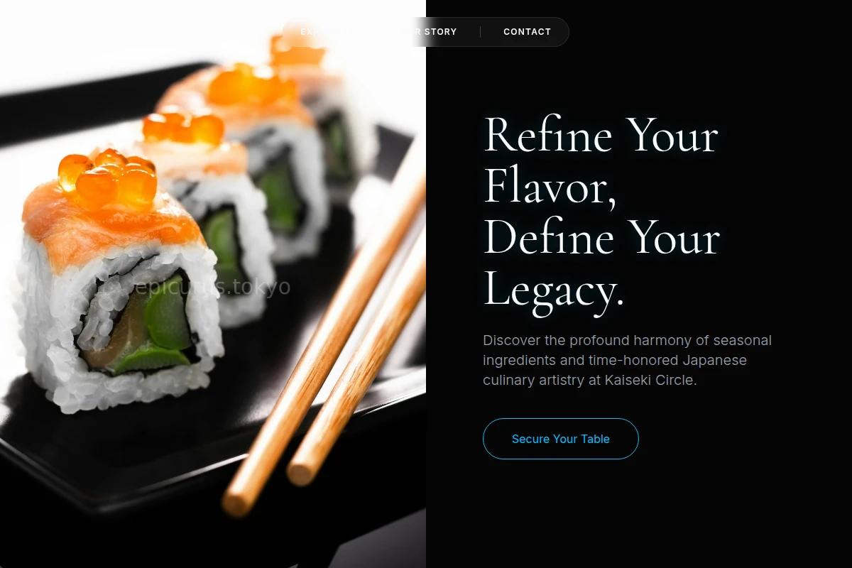 Gourmet Japanese Food