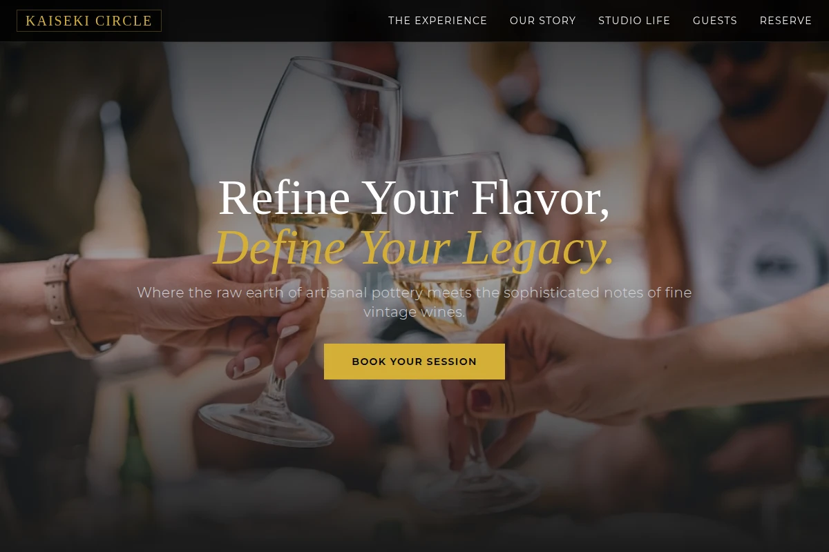 Ceramic Wine Tasting